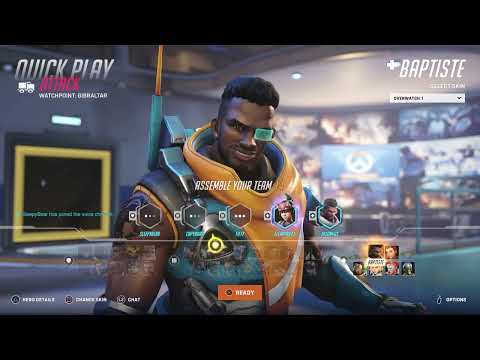 Overwatch 2 - Unranked Support: Watchpoint Gibraltar Map: Baptiste, Lucio, Brigitte Combat Gameplay