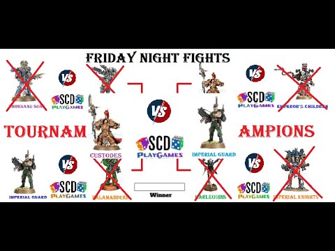 Friday Night Fights: Tournament of Champions - Tournament Finale Adeptus Custodes vs Imperial Guard