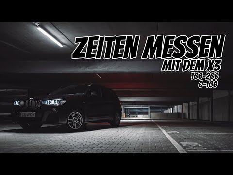 BMW X3 F25 35D 313PS 0-100 100-200 Zeiten messem | Zeitenjagd
