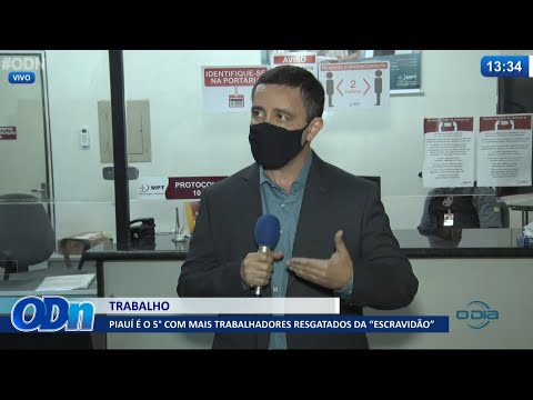 Piauí e o quinto estado brasileiro com mais trabalhadores resgatados de escravidão 20 07 2021