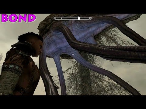 Skyrim Special Edition -- No, not Nessie! It's Netchy! -- Durnehviir beats an Elder Dragon!