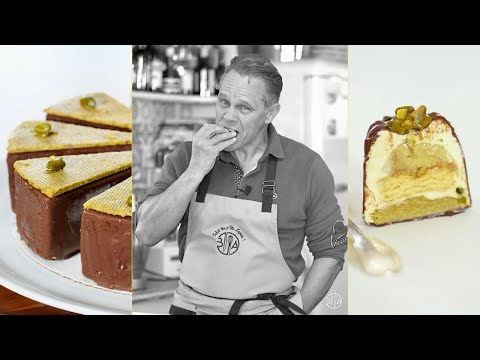 Torta al pistacchio e matcha di Dubai – Bruno Albouze