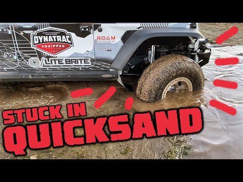 STUCK IN QUICKSAND in the Jeep Gladiator! Day One of Arizona Peace Trail.