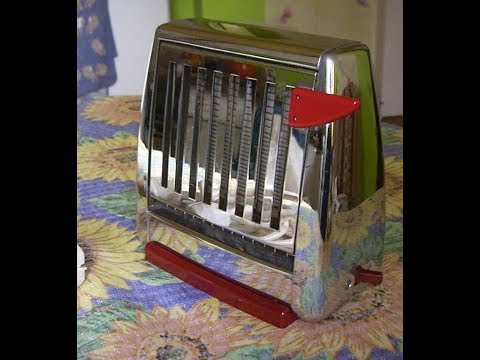 Funktionsprüfung-  Toaster ROWENTA   Chrom mit Funktion 50er 60er Jahre