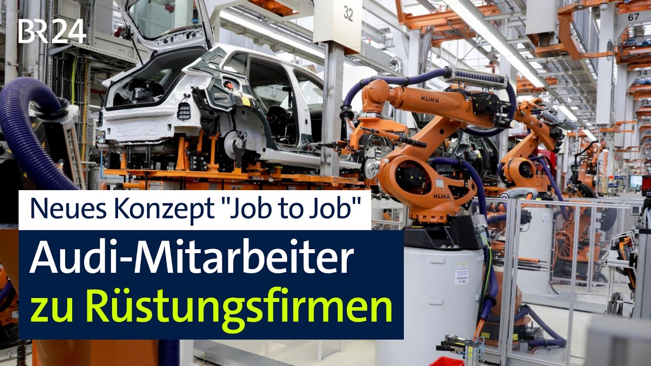 Neues Konzept "Job to Job": Audi-Mitarbeiter können auf Zeit zu Rüstungsfirmen wechseln | BR24