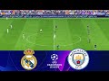 FULL MATCH! | Real Madrid vs Man City  | LIVE FC24 Champions League Semi-Finals