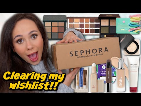 THE SEPHORA SAVINGS EVENT HAUL! I CLEARED MY WISH LIST!!
