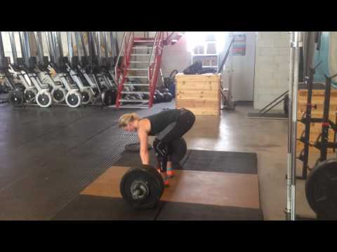 Snatch: 82,5 x 1 rep by Sanne Rooijmans