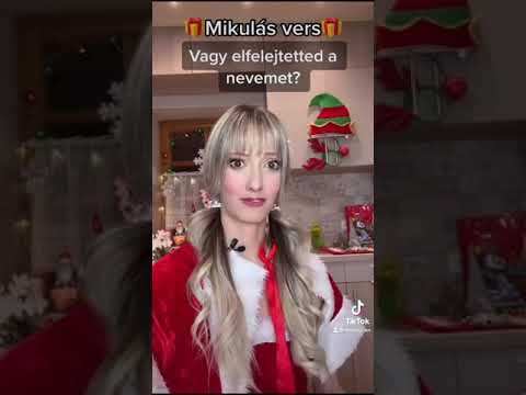 Új* TikTok Official Rövid videó| 🎁🎅MIKULÁS vers🎄🎅🎁| Instagram:fanniburjan