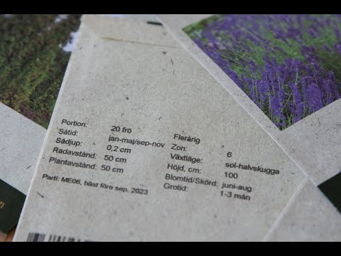 Om att odla och så fröer