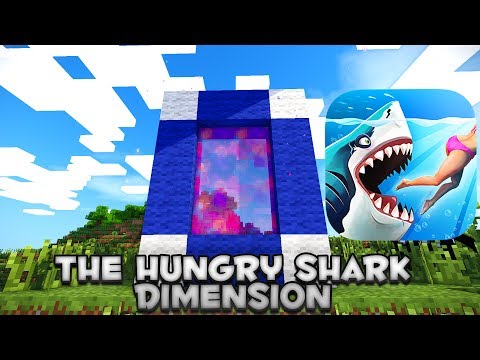 Minecraft - Como Hacer Un Portal A La Dimensión De THE HUNGRY SHARK