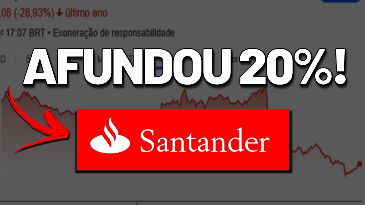 🚨COTAÇÃO DESABA 7% COM PIORA NOS RESULTADOS DO BANCO SANTANDER. O QUE ESTÁ ACONTECENDO? SANB4 SANB11