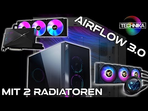 AirFLOW 3.0 - Airflow mit 2 AiO Radiatoren
