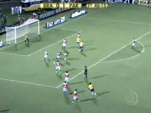 Brasil 2 x 1 Paraguay - Eliminatorias 2010 - gols - South American World Cup Qualifiers