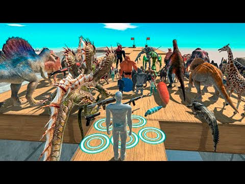 🔥FPS EXTREME SPEED RACE ALL UNITS TO GET A CROWN - Animal Revolt Battle Simulator