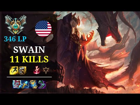 Swain Bot vs Aphelios - 11 kills - Fishlord NA Grandmaster (346 LP) Patch 11.3