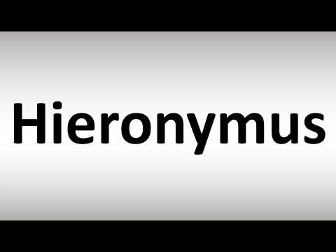 How to Pronounce Hieronymus