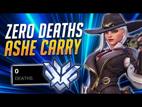 ZERO DEATHS *FLAWLESS* ASHE CARRY! - Overwatch