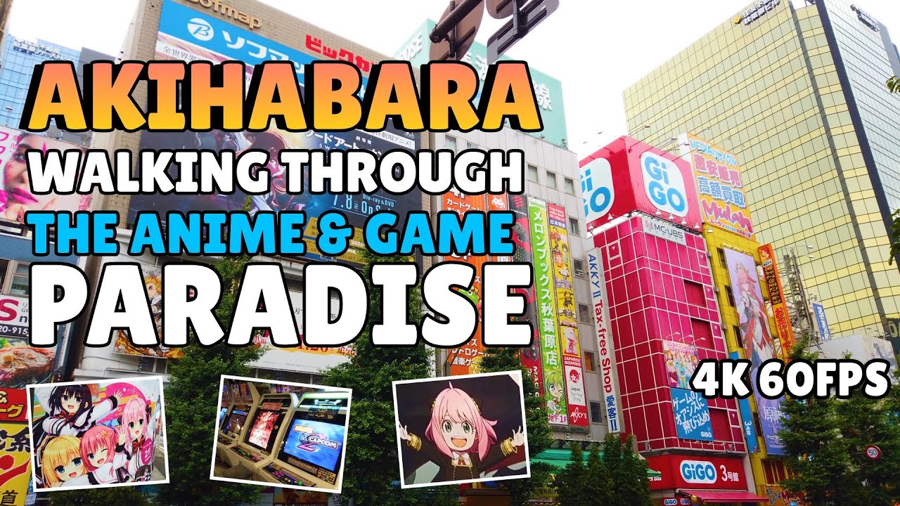 Embark on a virtual walking tour of the vibrant Akihabara town.