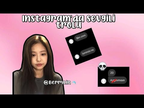 instagram da rastgele insanlara sevgili trolu yaptım😱