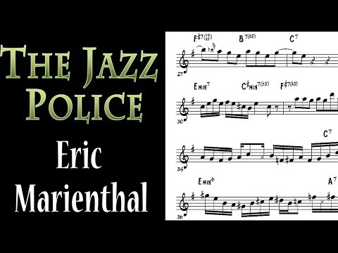 Eric Marienthal Transcription -  The Jazz Police  (Gordon Goodwins Big Phat Band)