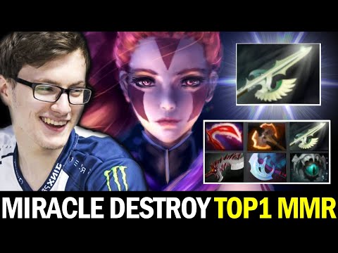 MIRACLE Antimage destroy Top 1 MMR — Halberd Genius Counter Build
