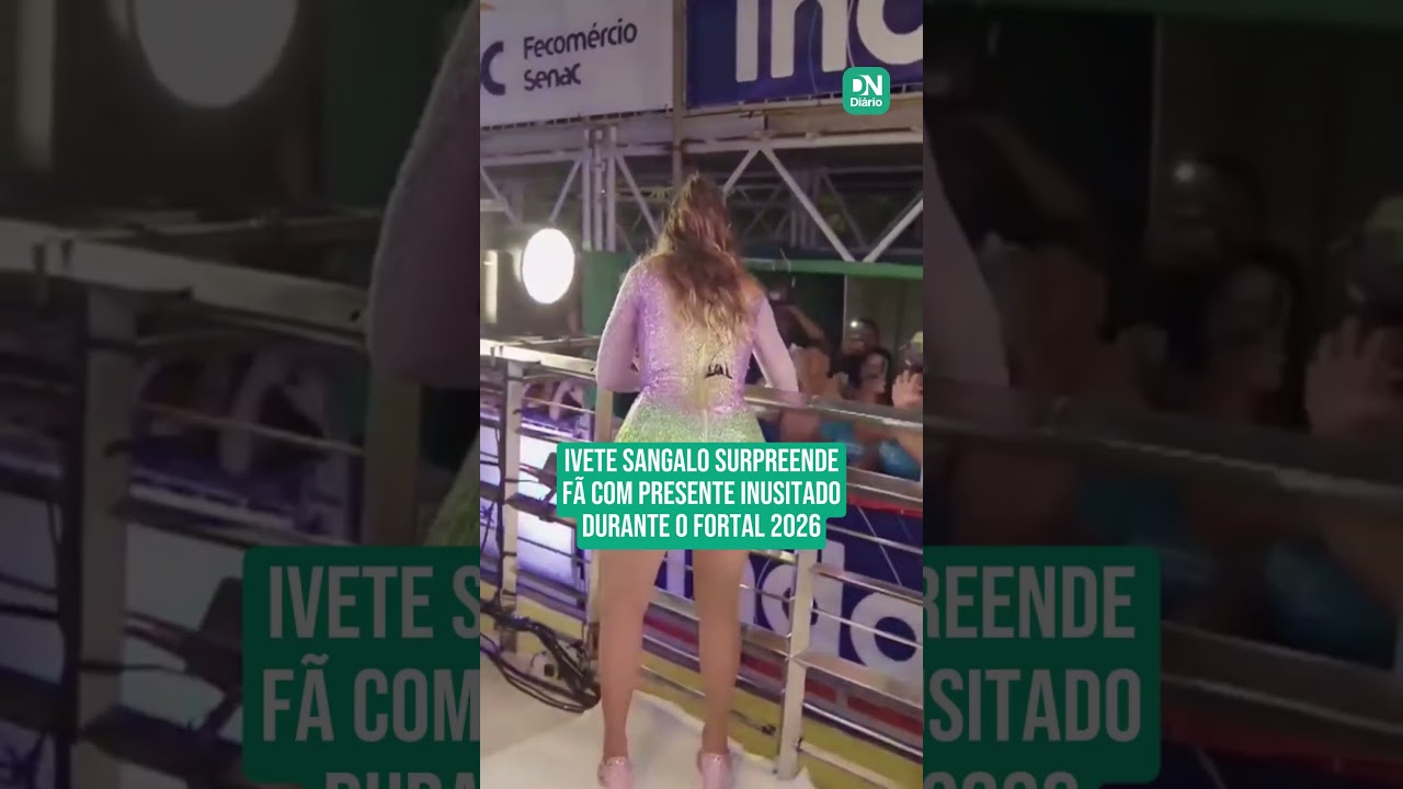 Imagem da notícia Ivete Sangalo dá presente inusitado a fã durante o Fortal 2026; veja vídeo