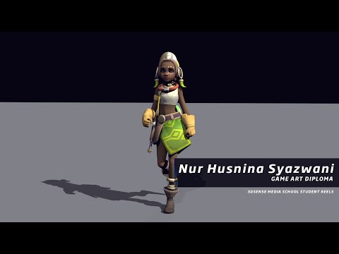 Nur Husnina Syazwani Binte Husani Showreel 2021 - Game Animation | 3dsense