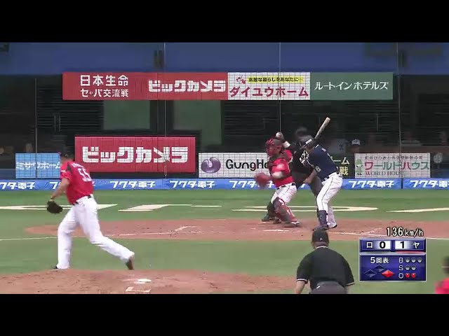 【5回表】マリーンズ・田村から盗塁は至難の技!? 強肩炸裂!! 2016/6/11 M-S