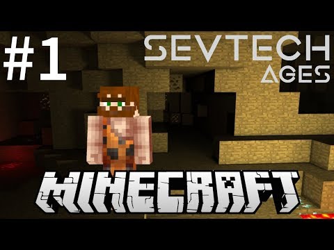 Minecraft Sevtech Ages #1 [The First Night]