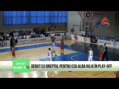 DEBUT CU DREPTUL PENTRU CSU ALBA IULIA IN PLAY OFF