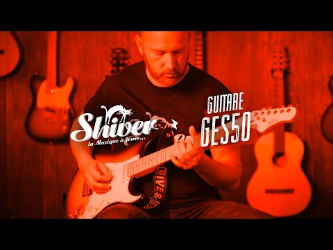 Shiver - GES 50 Noire Guitare électrique gaucher - Toutes les