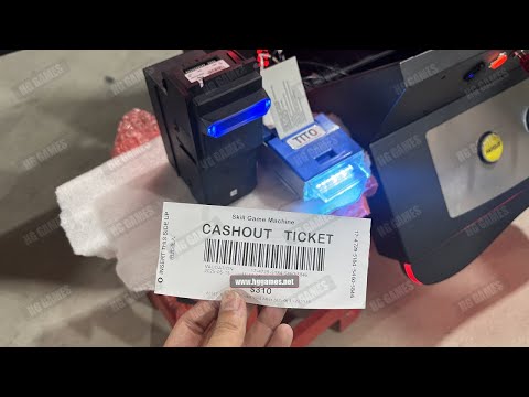 2025 Newest 43" Vertical Slot Machine Can Install TITO Ticket Epic Printer and JCM Bill Acceptor