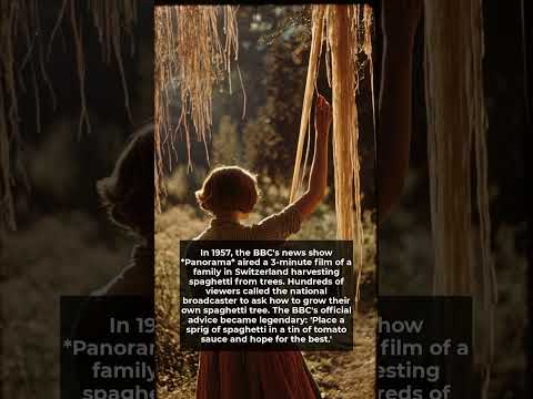 The BBC's 1957 Spaghetti Tree Hoax: How Britain Was Fooled