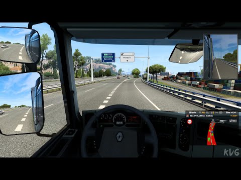 Euro Truck Simulator 2 - Barcelona to Zaragoza - Iberia Gameplay (PC UHD) [4K60FPS]