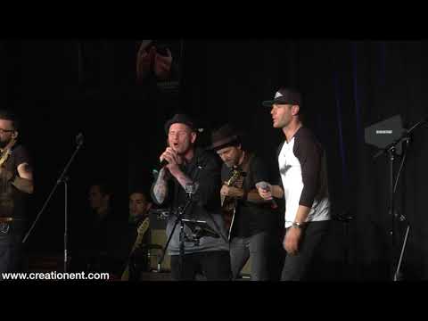 Jensen Ackles and Corey Taylor at the Official Supernatural Convention