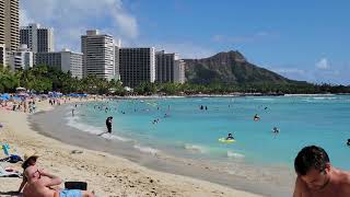 Waikiki Beach, Honolulu, Hawaii 💙 8k