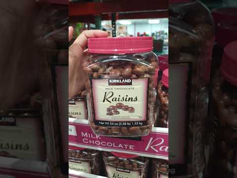 Kirkland raisins milk chocolate #sweets #shorts #chocolate #raisins #youtubeshorts #ytshorts #yt
