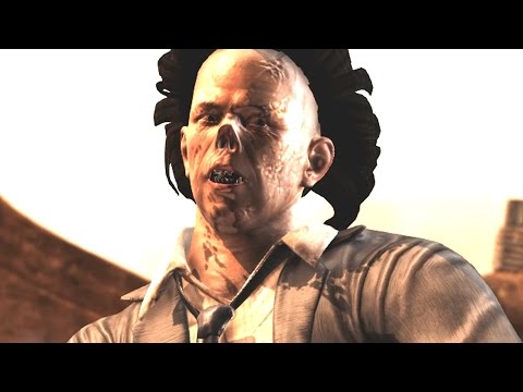 Mortal Kombat XL - LeatherFace Unmasked / No Mask Intro, X Ray, Victory Pose, Fatalities Video