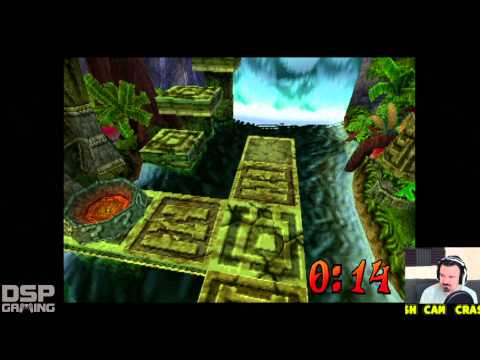Crash Bandicoot 2 Marathon playthrough pt3 - River Rapids Challenge!