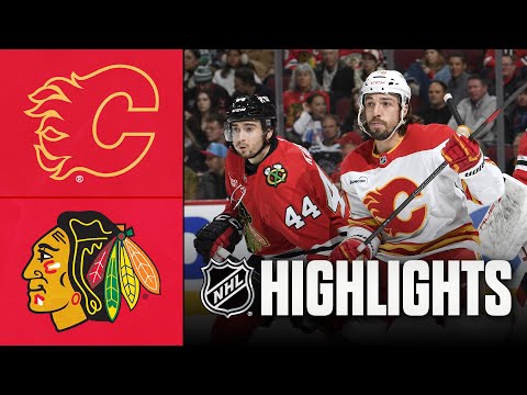 NHL Highlights | Flames vs. Blackhawks | November 18, 2025