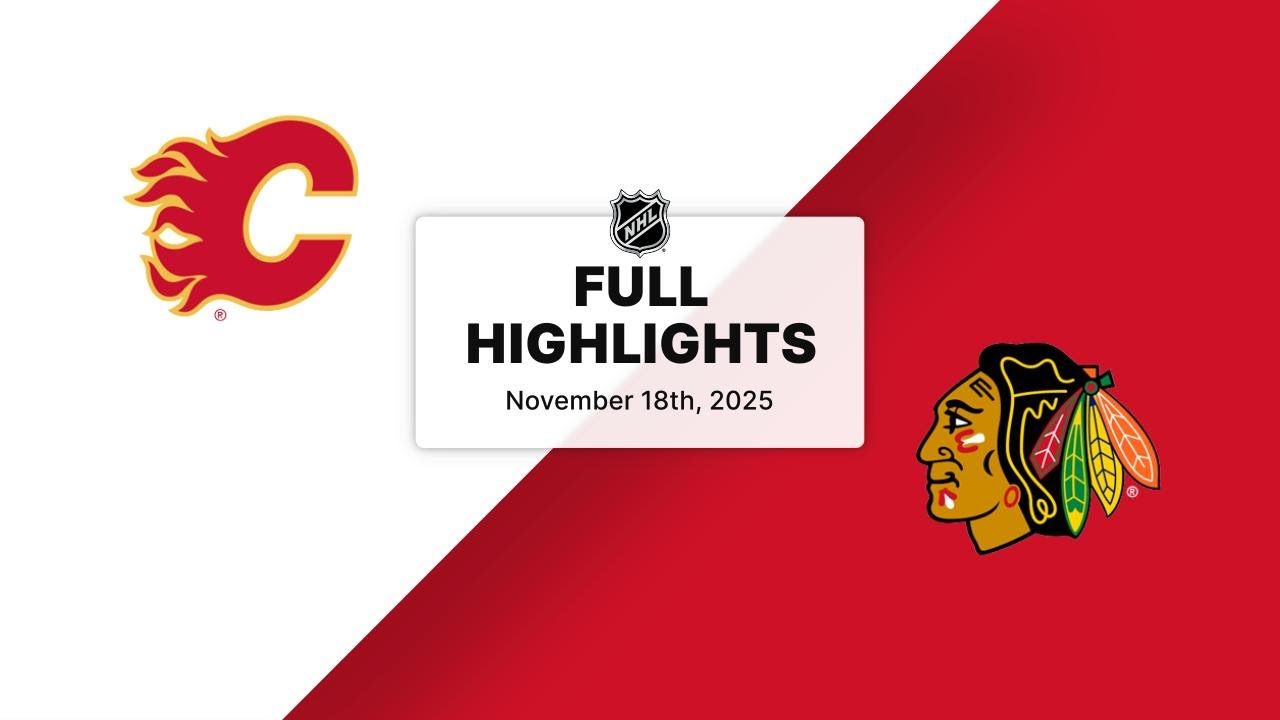 NHL Highlights | Flames vs. Blackhawks | November 18, 2025