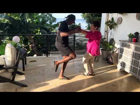 Frank Bachata y bailarina bailando Bachata en Las Terrenas