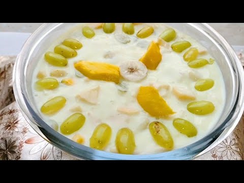 Healthy Dessert Recipe / Fruit Custard / Easy Quick And Delicious Recipe / Zahida ka kitchen