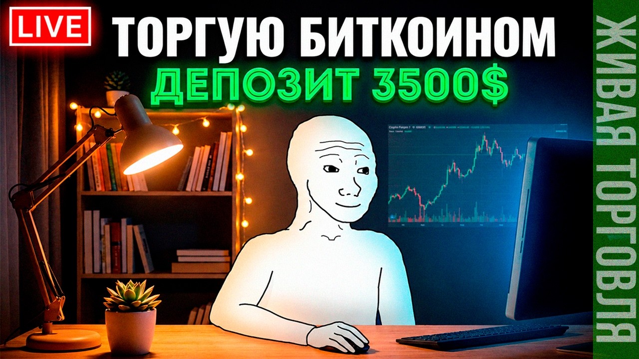Торгую биткоином 2 недели. Депозит 3500 USDT