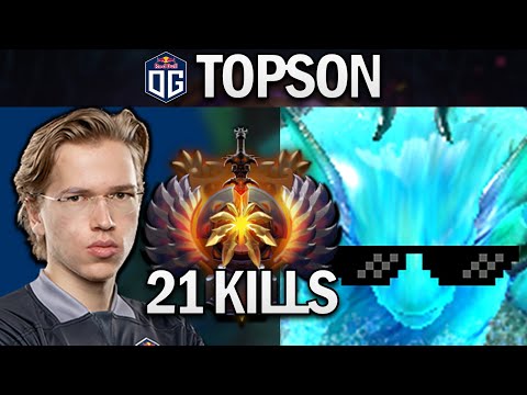 OG.TOPSON MORPHLING WITH 21 KILLS - DOTA 2 PRO 7.27 GAMEPLAY