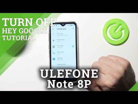 ULEFONE Note 8P Google Settings - Switch Off Google Assistant