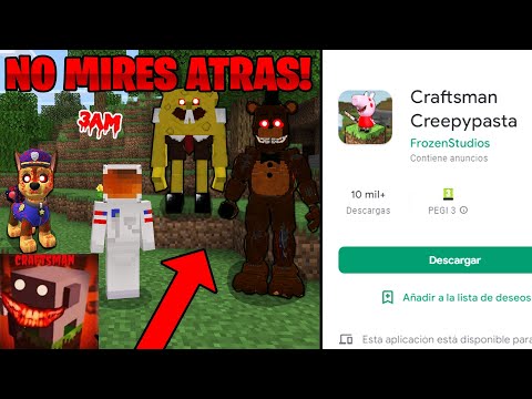 I SUMMON THESE CREEPYPASTAS in CRAFTSMAN WITHOUT MODS!!  😨