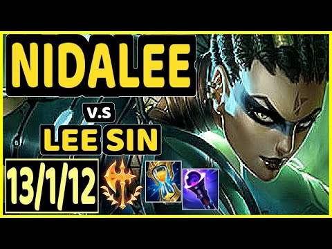 STEFAN (NIDALEE) vs LEE SIN - 13/1/12 KDA JUNGLE GAMEPLAY - EUW Ranked GRANDMASTER