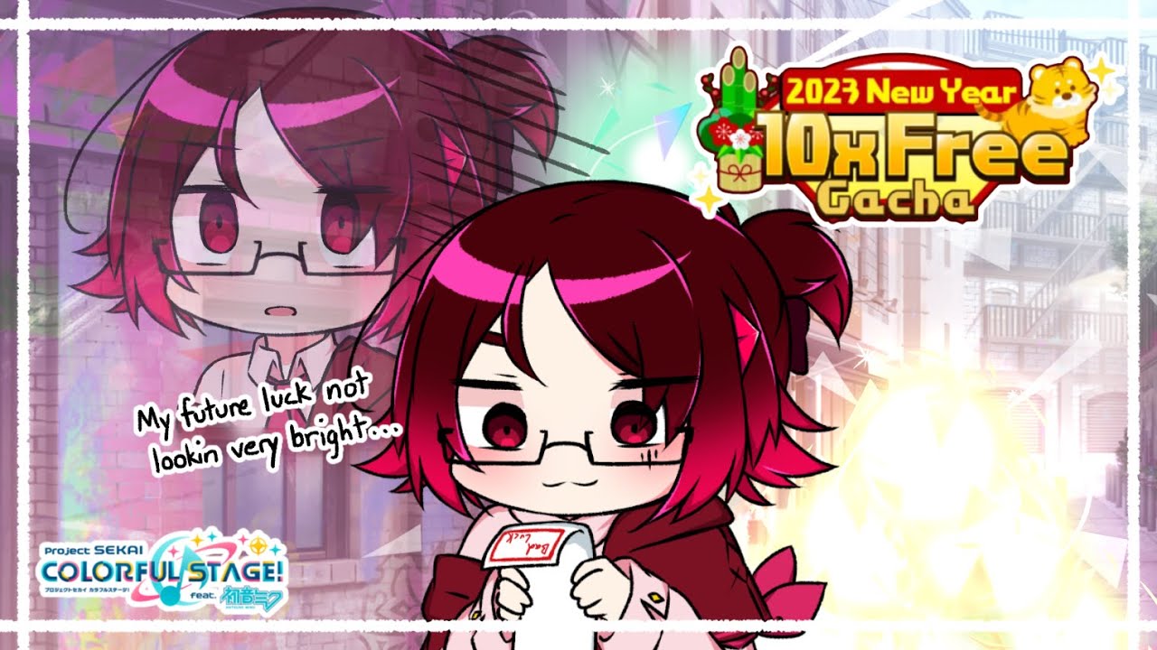 「Project Sekai」new years luck not lookin too good (70x pulls)